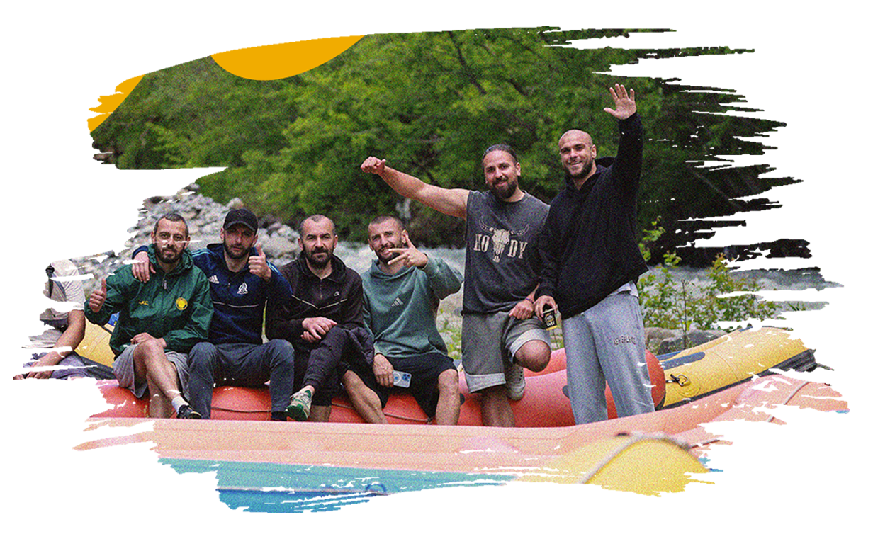 Admiral rafting-ის გუნდი